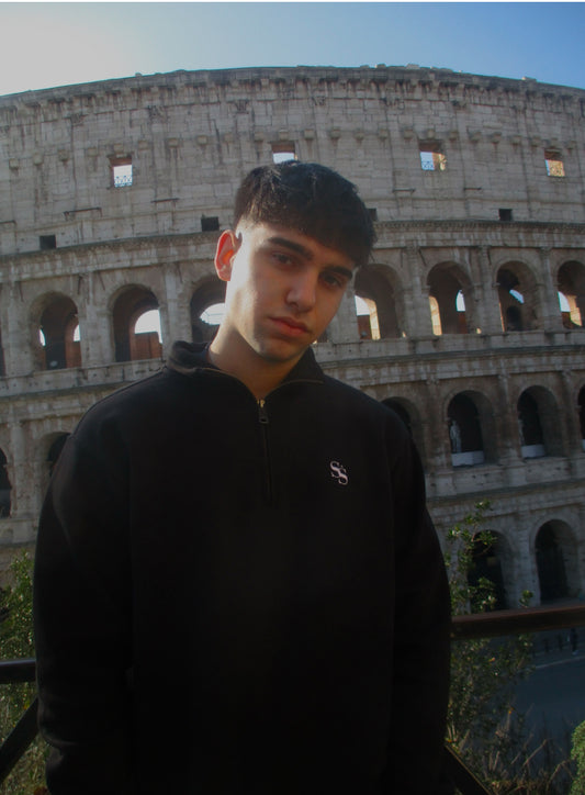 "CLASSICO" half-zip